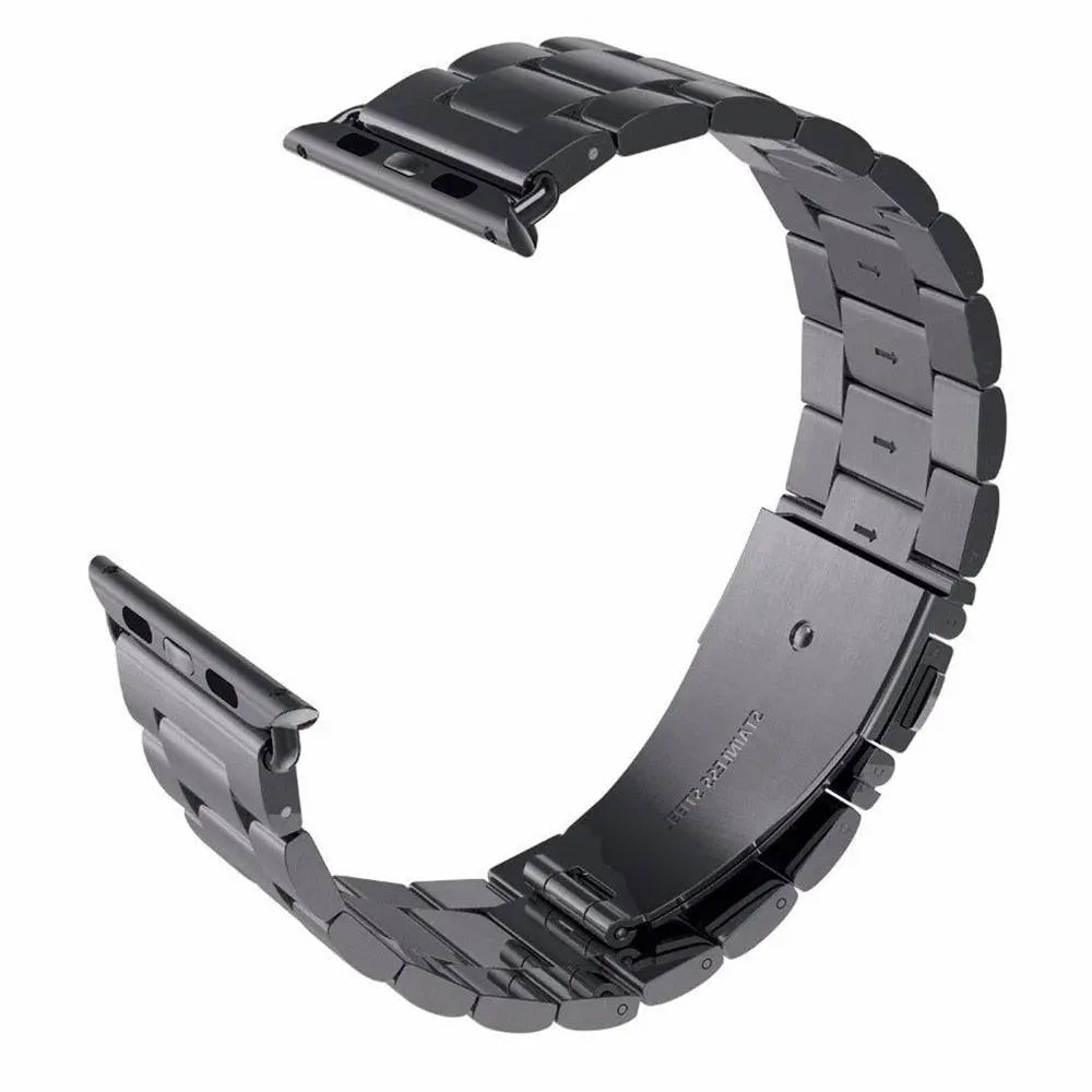 Bracelet de montre en acier inoxydable pour Apple Watch Series 12 et Ultra 4, bracelet métallique haut de gamme 42/46/49 mm | Sulvida