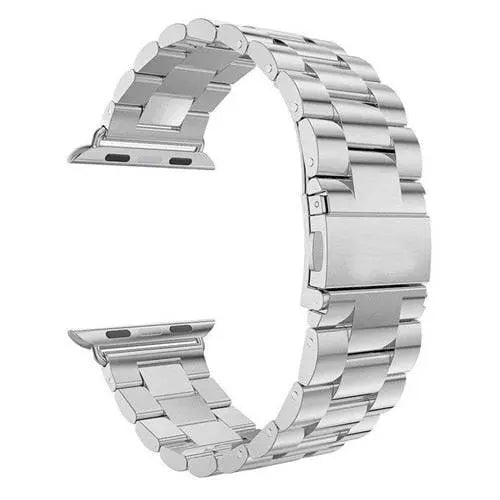 Bracelet de montre en acier inoxydable pour Apple Watch Series 12 et Ultra 4, bracelet métallique haut de gamme 42/46/49 mm | Sulvida