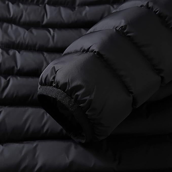Gewatteerde winterjas met 9 verwarmingszones capuchon doorgestikt ontwerp warme outdoorjas heren dames unisex | Sulvida
