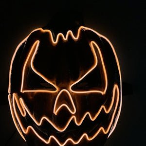 LED Pompoen Masker met Drie Lichtstanden voor Halloween Feesten Griezel Kostuum Verkleedpartij Horror | Sulvida
