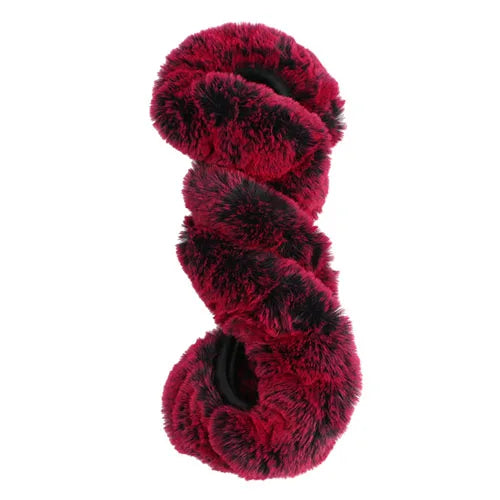 Pluche stuurhoes winter auto zwart grijs groen paars bruin zacht warm universeel passend 38cm stuurwiel | Sulvida