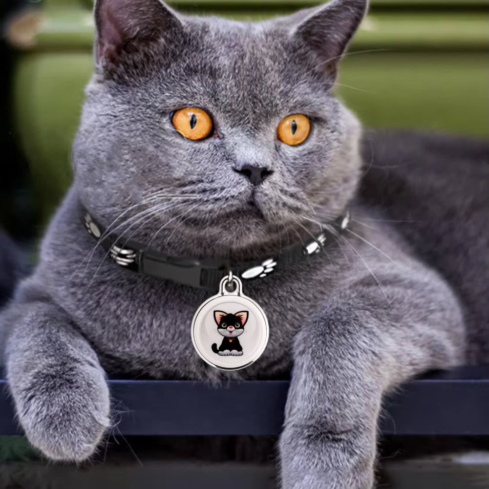 Traceur GPS pour chat avec Bluetooth, détection de proximité, étanche, compact, localisation de l’animal en temps réel | Sulvida