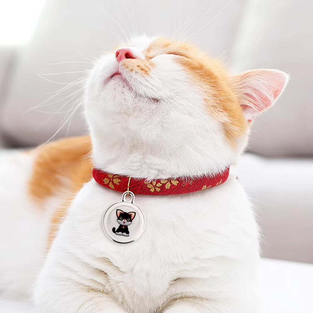 Traceur GPS pour chat avec Bluetooth, détection de proximité, étanche, compact, localisation de l’animal en temps réel | Sulvida