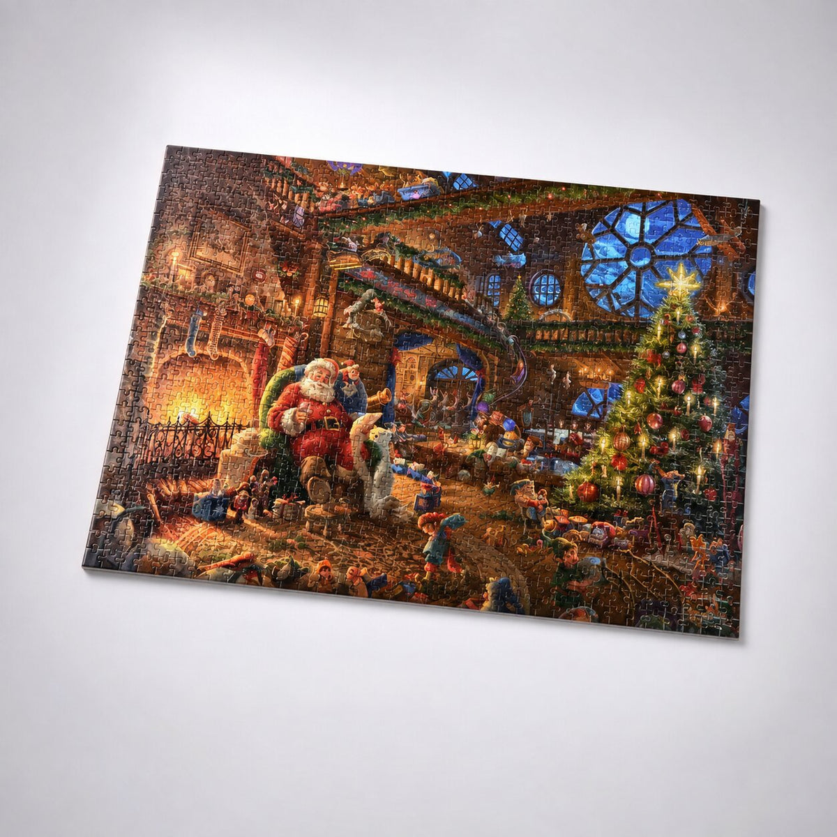 Kerstpuzzel Adventskalender 24 Dagen 1008 Stukjes Feestelijk Motief Puzzel Kalender Kerstmis Kerst Cadeau | Sulvida