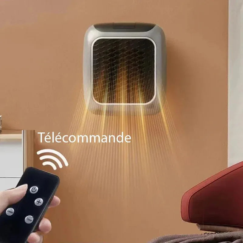 Draagbare Verwarmingskachel 800W Laag Verbruik Keramisch Stopcontact met Thermostaat Wandmontage Veilig Compact | Sulvida