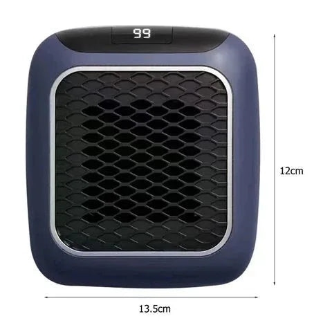 Draagbare Verwarmingskachel 800W Laag Verbruik Keramisch Stopcontact met Thermostaat Wandmontage Veilig Compact | Sulvida