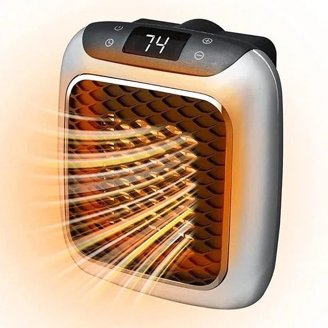 Draagbare Verwarmingskachel 800W Laag Verbruik Keramisch Stopcontact met Thermostaat Wandmontage Veilig Compact | Sulvida