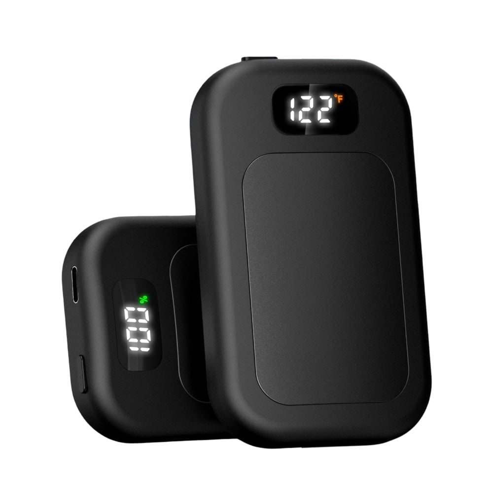 Elektrische Handwarmers Oplaadbaar met Digitaal Display 3 Warmtestanden Powerbank Functie voor Koude Handen | Sulvida