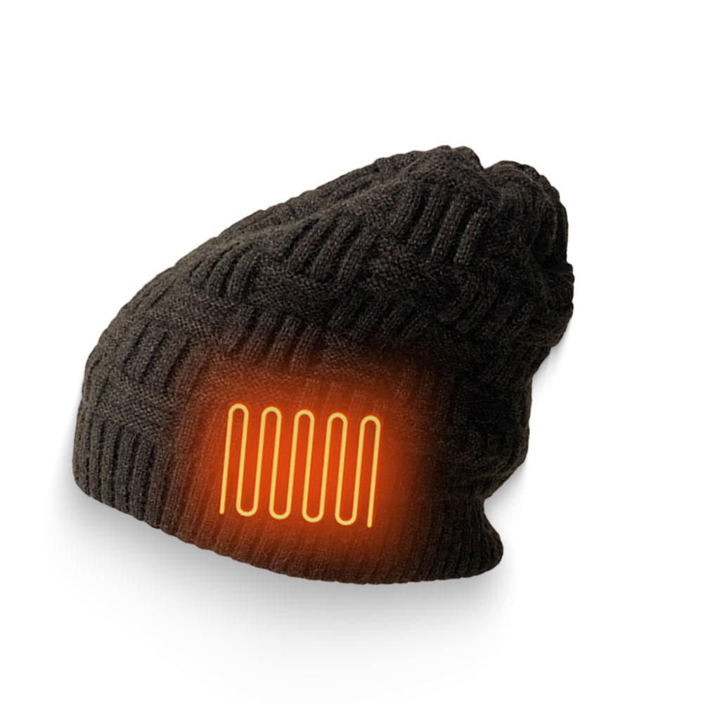 Oplaadbare Verwarmde Wintermuts met Oorflappen 3400 mAh Batterij Skullcap Wintersport Outdoor Wandelen | Sulvida