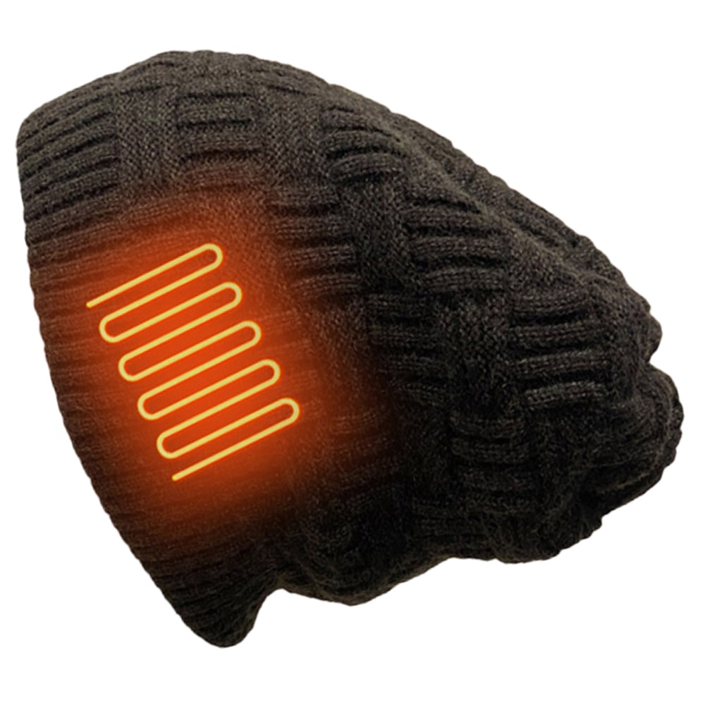 Oplaadbare Verwarmde Wintermuts met Oorflappen 3400 mAh Batterij Skullcap Wintersport Outdoor Wandelen | Sulvida