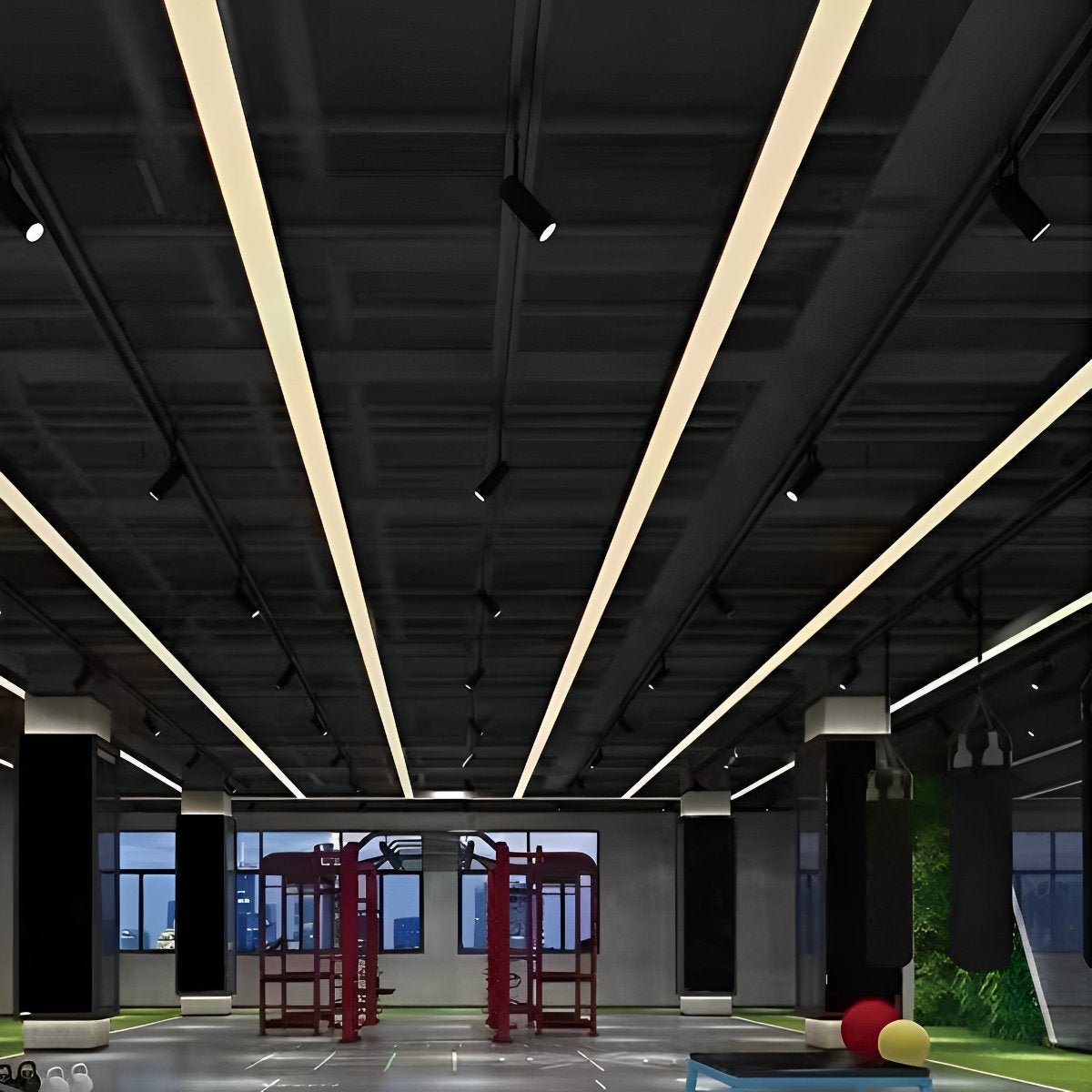 LED Inbouwpaneel Zwart Aluminium 16W-48W Kantoor Winkel Plafondverlichting Dimbaar Vierkant Verschillende Maten | Sulvida