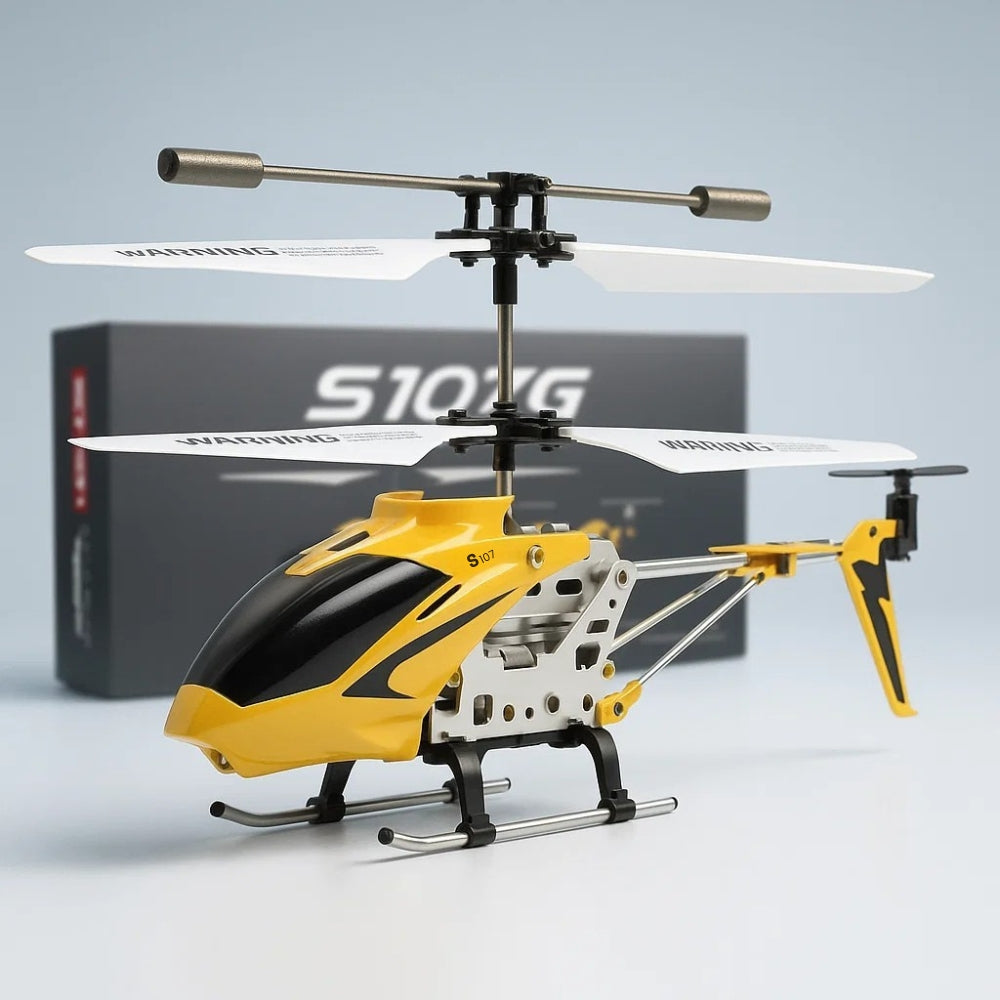 RC Mini Helikopter met Gyro Stabilisatie 3-Kanaals Besturing Compact Rood Indoor Outdoor Vliegen Speelgoed | Sulvida