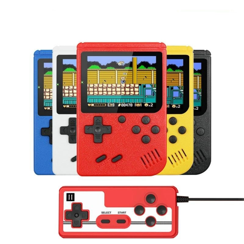 Retro Gameconsole met 400 Games TV-aansluiting Draagbaar Oplaadbaar Vintage Arcade Gaming Nostalgie Spelcomputer | Sulvida