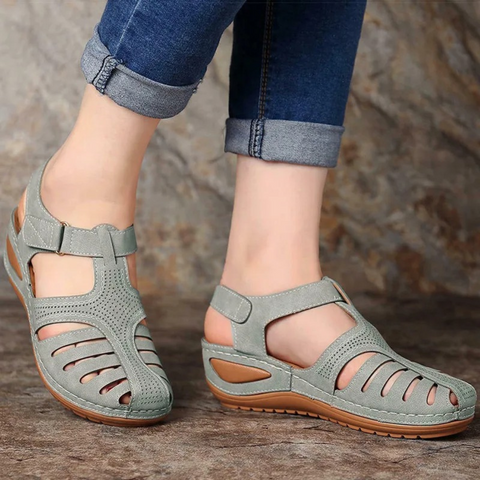 Orthopedische Dames Sandalen met Verstelbare Pasvorm en Voetsteun voor Dagelijks Comfort en Lange Wandelingen | Sulvida