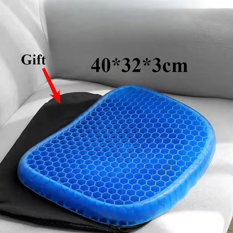 Orthopedisch Gelzitkussen met Drukverlaging Stuitsteun Ergonomisch Comfortkussen Voor Kantoor Auto Rolstoel | Sulvida