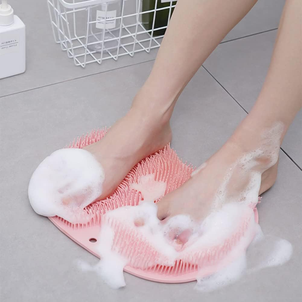 Voetenmassagemat voor Douche – Siliconen Scrubmat met Zuignappen – Massage Reiniging Voeten Badkamer | Sulvida