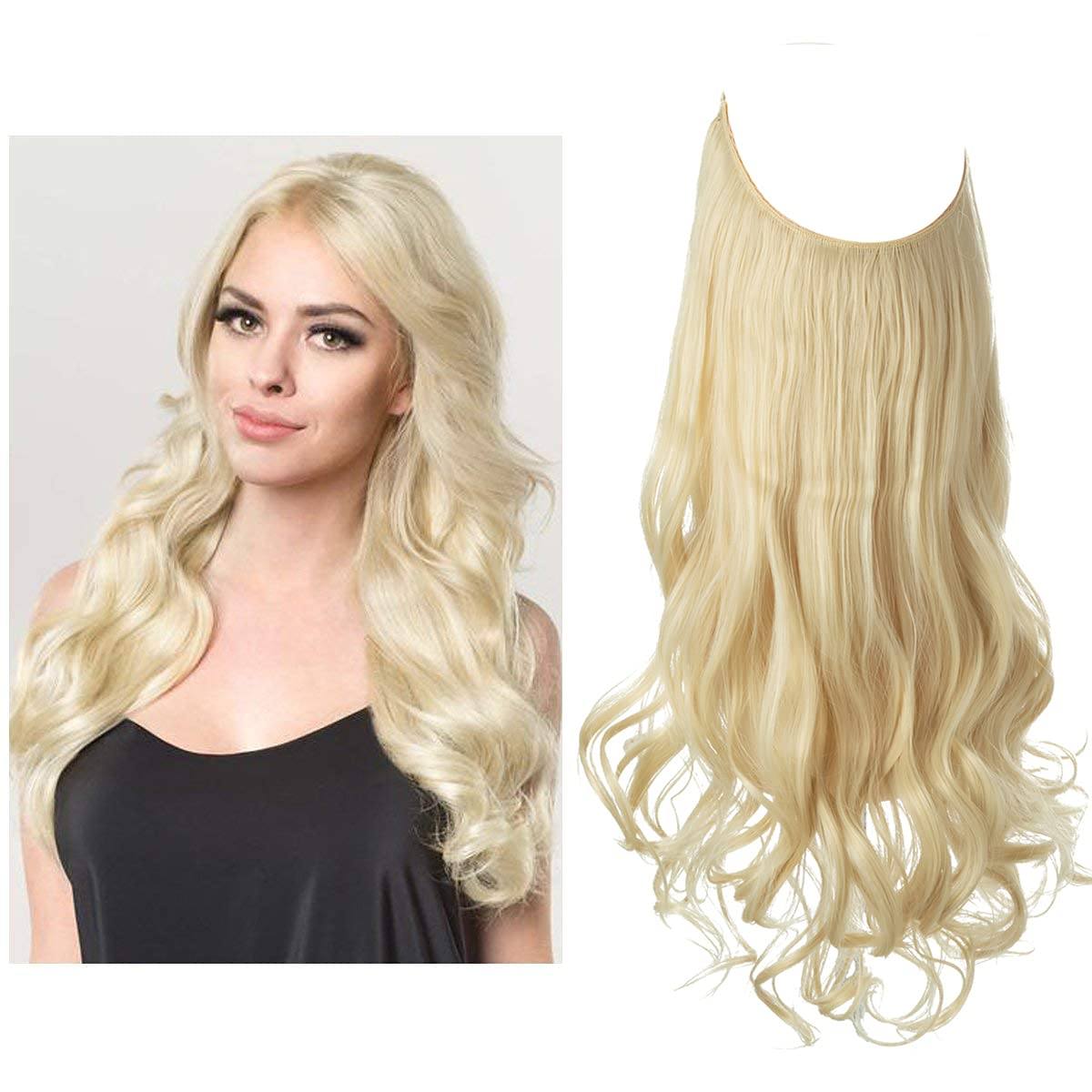 Onzichtbare Hair Extensions Halo Wire 35-45cm Natuurlijk Volume Lang Haar Zonder Clips Invisible Wire | Sulvida