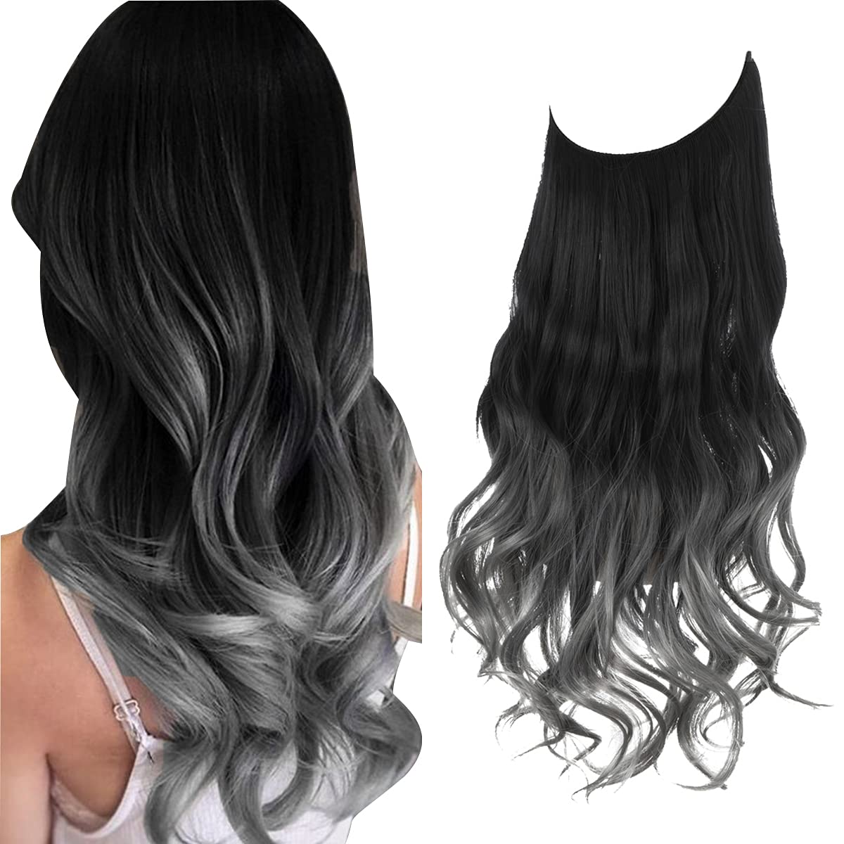 Onzichtbare Hair Extensions Halo Wire 35-45cm Natuurlijk Volume Lang Haar Zonder Clips Invisible Wire | Sulvida