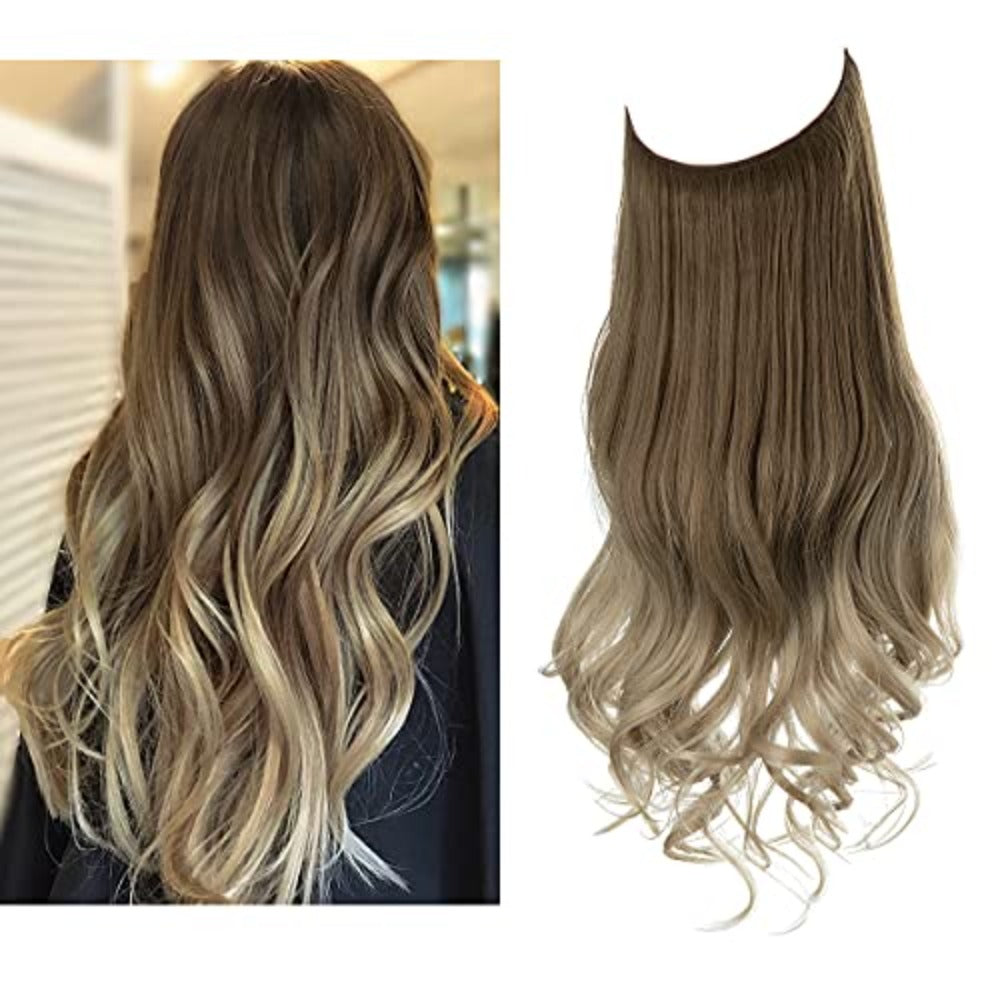 Onzichtbare Hair Extensions Halo Wire 35-45cm Natuurlijk Volume Lang Haar Zonder Clips Invisible Wire | Sulvida