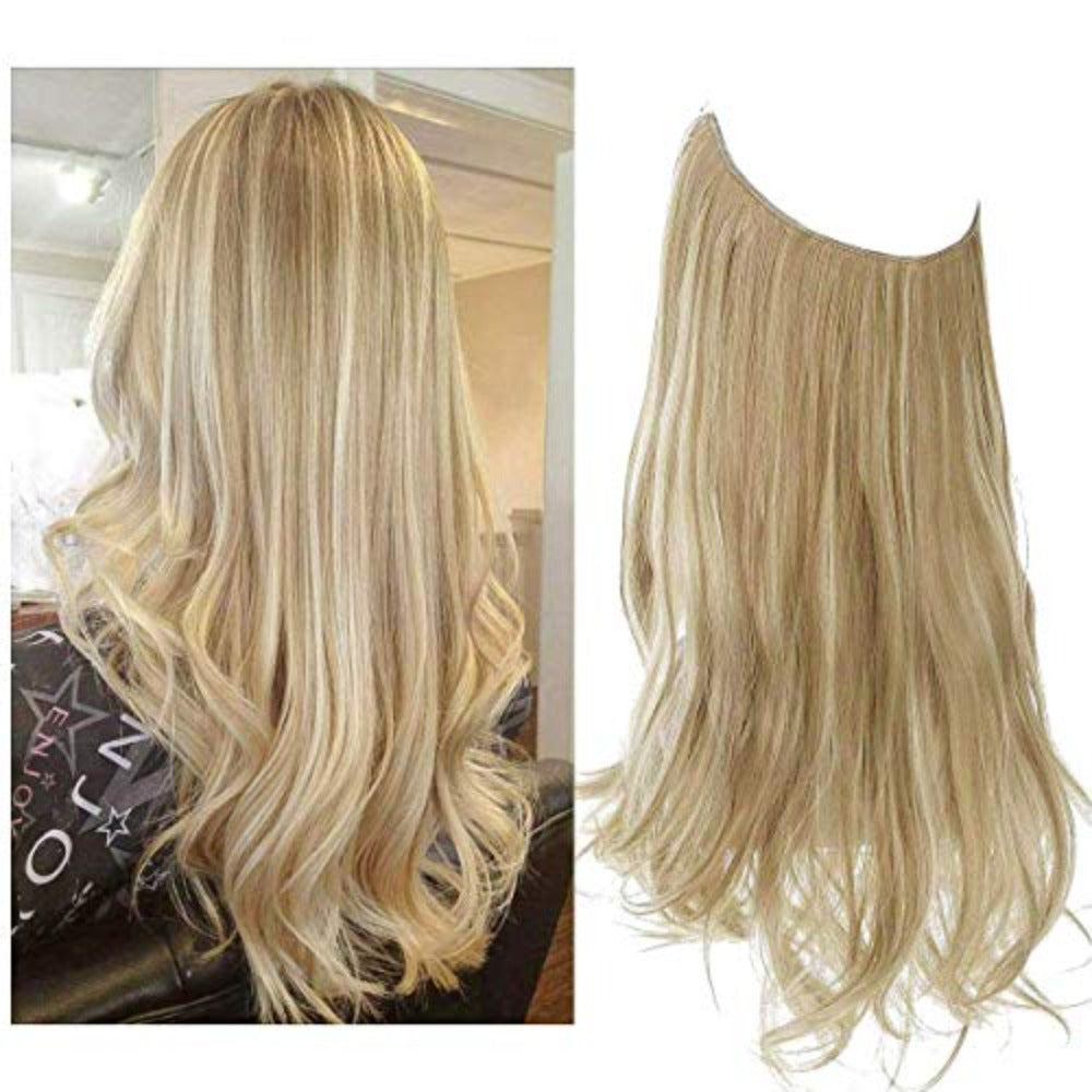 Onzichtbare Hair Extensions Halo Wire 35-45cm Natuurlijk Volume Lang Haar Zonder Clips Invisible Wire | Sulvida