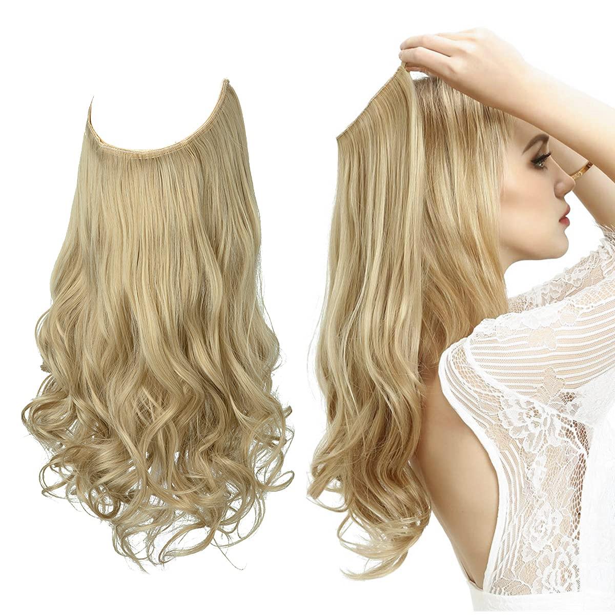 Onzichtbare Hair Extensions Halo Wire 35-45cm Natuurlijk Volume Lang Haar Zonder Clips Invisible Wire | Sulvida
