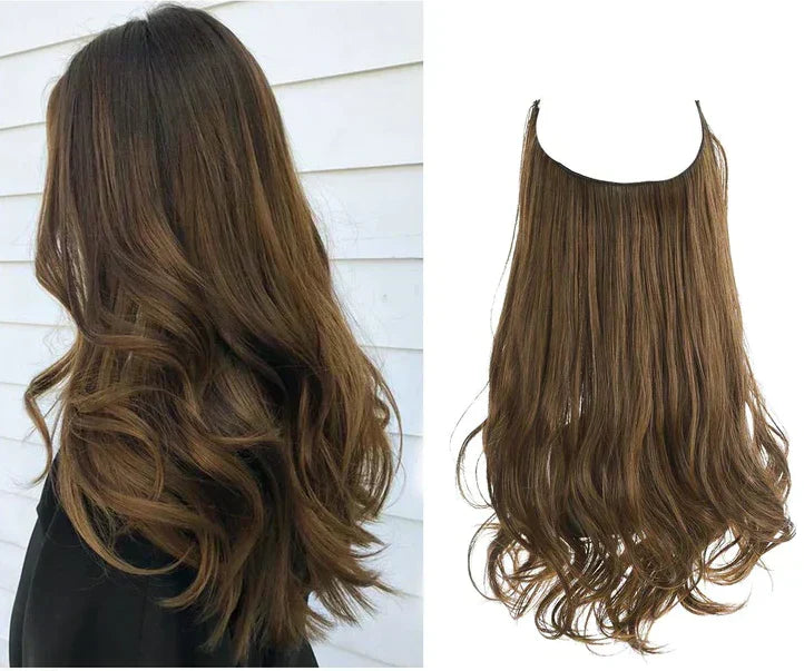 Haarextensies 100% Echt Haar Volume en Lengte Hittebestendig Extensions Natuurlijke Look Styling Haarverlening | Sulvida