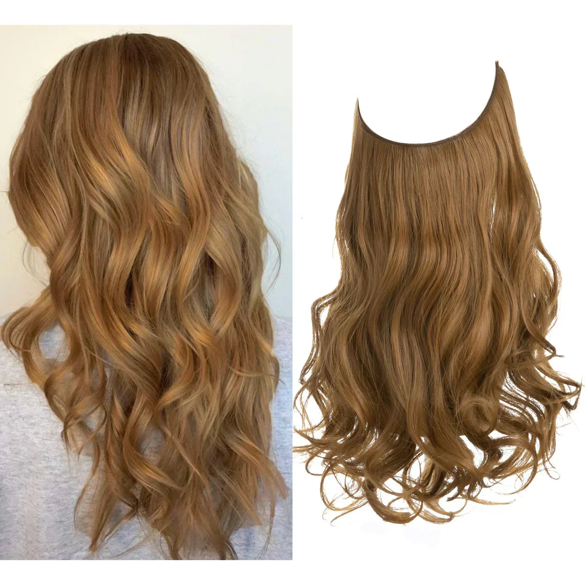 Haarextensies 100% Echt Haar Volume en Lengte Hittebestendig Extensions Natuurlijke Look Styling Haarverlening | Sulvida