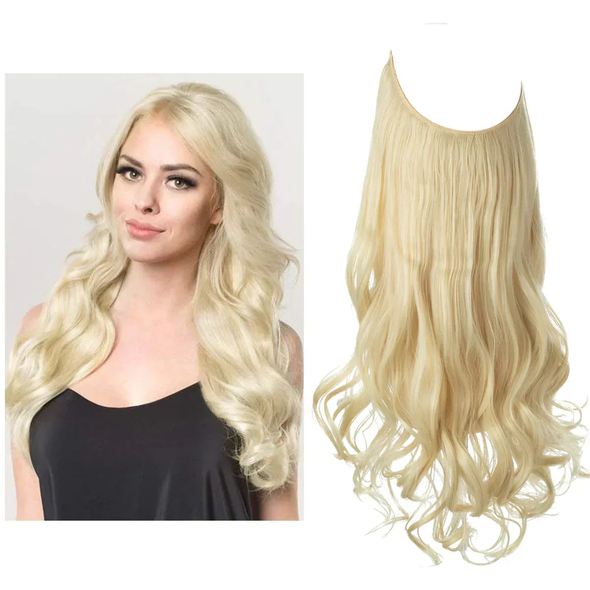 Haarextensies 100% Echt Haar Volume en Lengte Hittebestendig Extensions Natuurlijke Look Styling Haarverlening | Sulvida