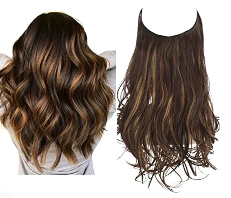 Haarextensies 100% Echt Haar Volume en Lengte Hittebestendig Extensions Natuurlijke Look Styling Haarverlening | Sulvida