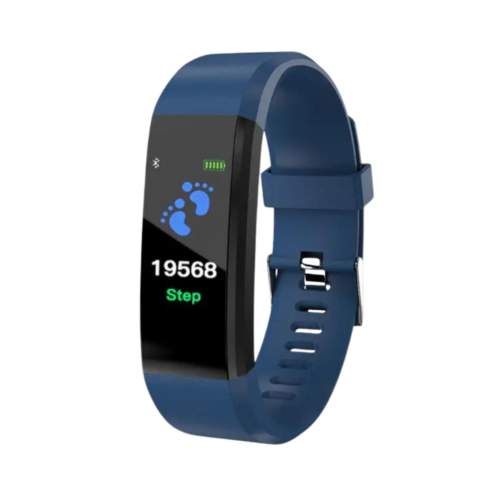 Smartwatch voor Senioren met Hartslagmeter en Bloeddrukmeter | Zwart Rood Groen Blauw Paars | Sulvida