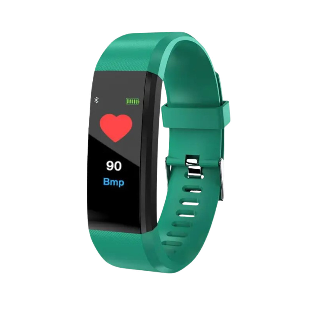 Smartwatch voor Senioren met Hartslagmeter en Bloeddrukmeter | Zwart Rood Groen Blauw Paars | Sulvida