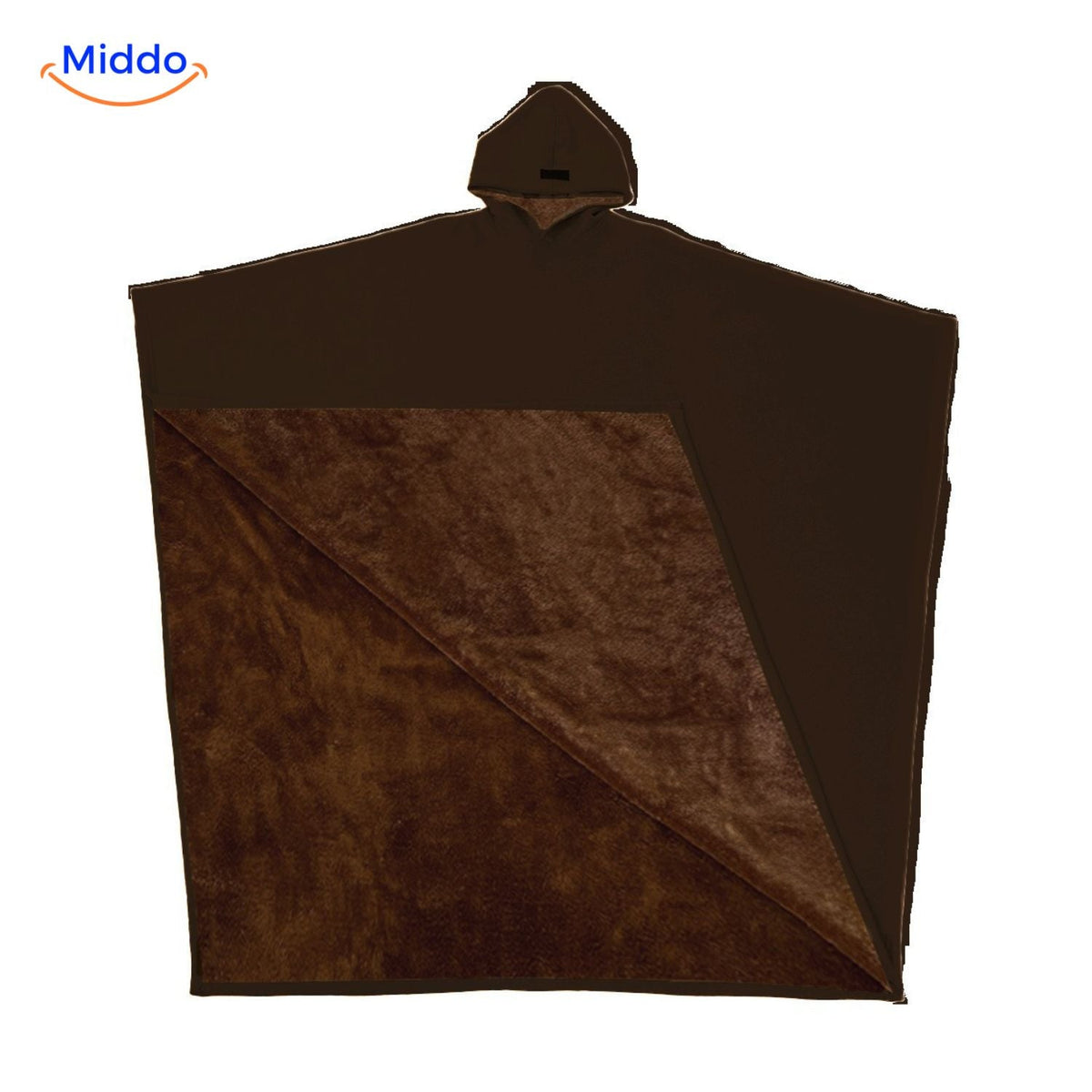 Unisex Cape met Capuchon Wolmix Zwart Groen Rood Paars Herfst Winter Warme Poncho Omslagdoek Oversized | Sulvida