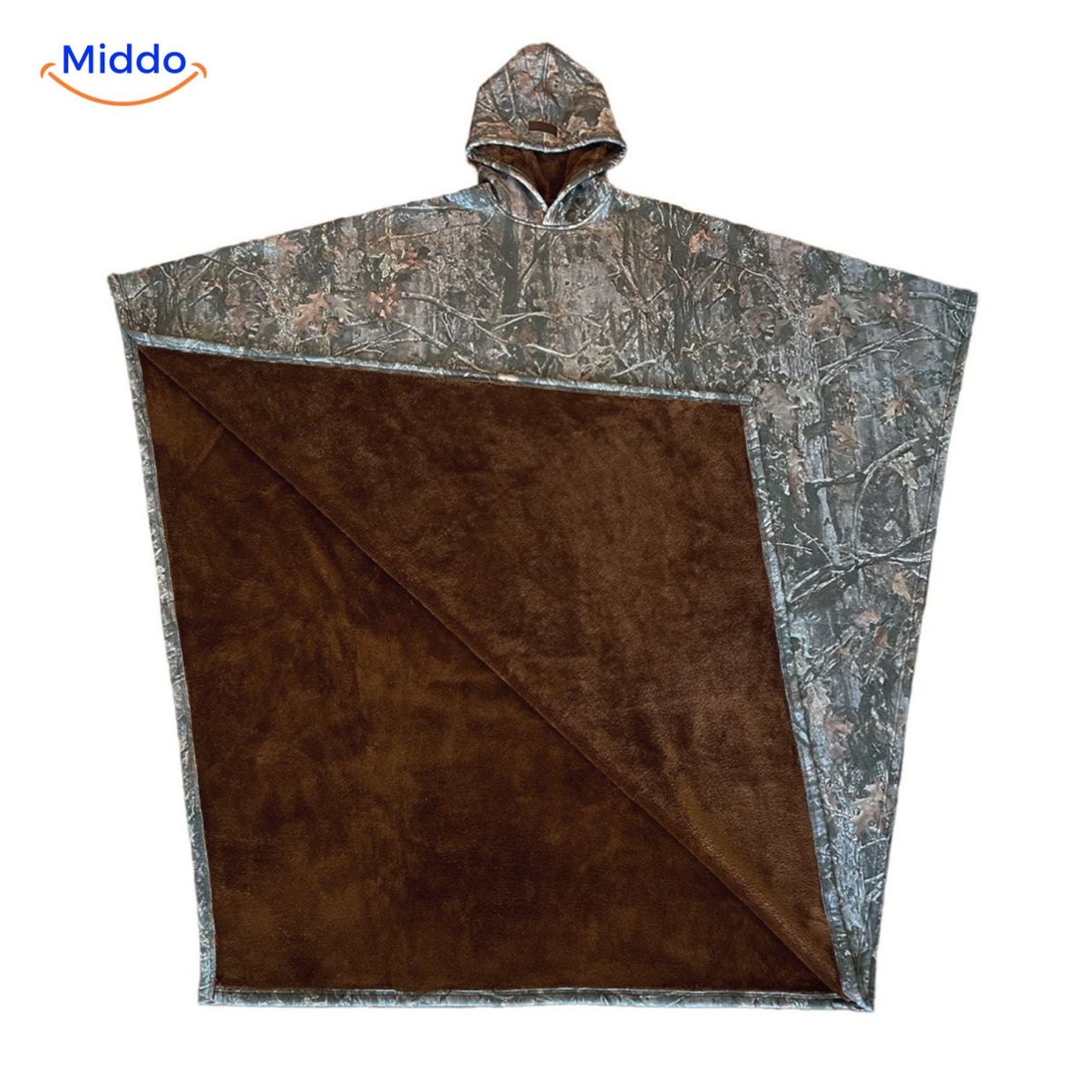 Unisex Cape met Capuchon Wolmix Zwart Groen Rood Paars Herfst Winter Warme Poncho Omslagdoek Oversized | Sulvida