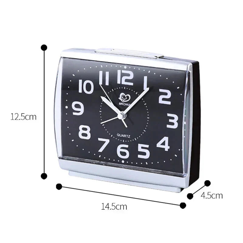 Digitale Wekker met Groot Display voor Slaapkamer Nachtlampje Functie Stille Beweging Bedtafel Alarm Klok | Sulvida