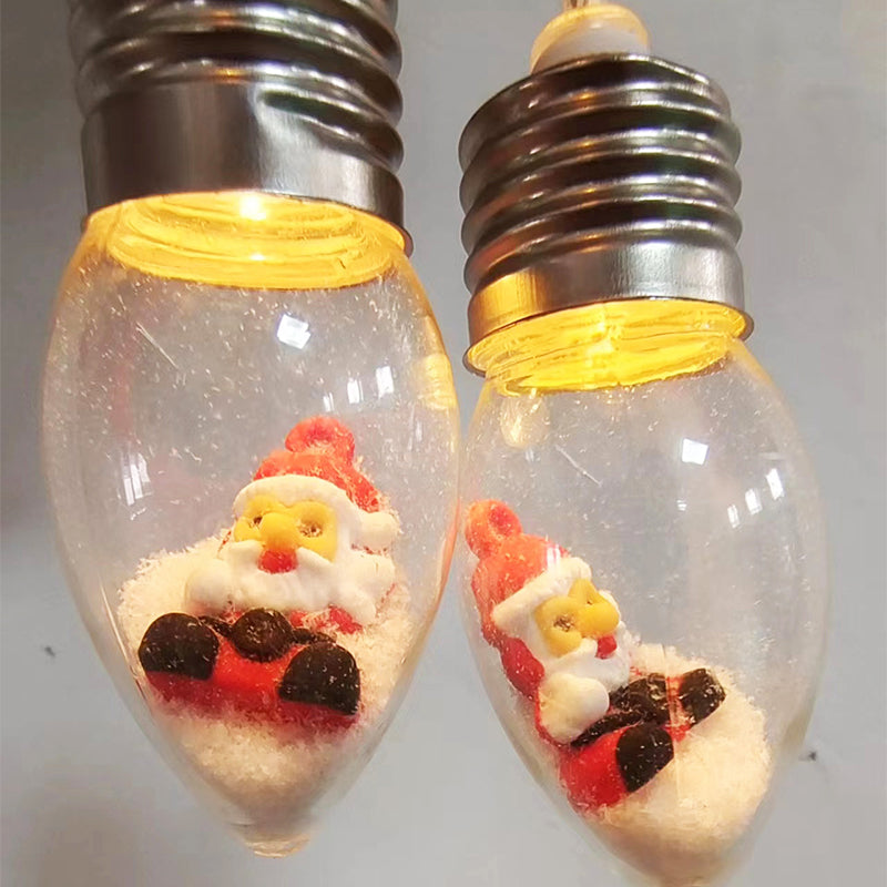 LED Lichtslinger Kerstfiguren met 10 Lampjes 1,5-2 Meter Kerstversiering Warmwit USB Sfeerverlichting Binnen | Sulvida