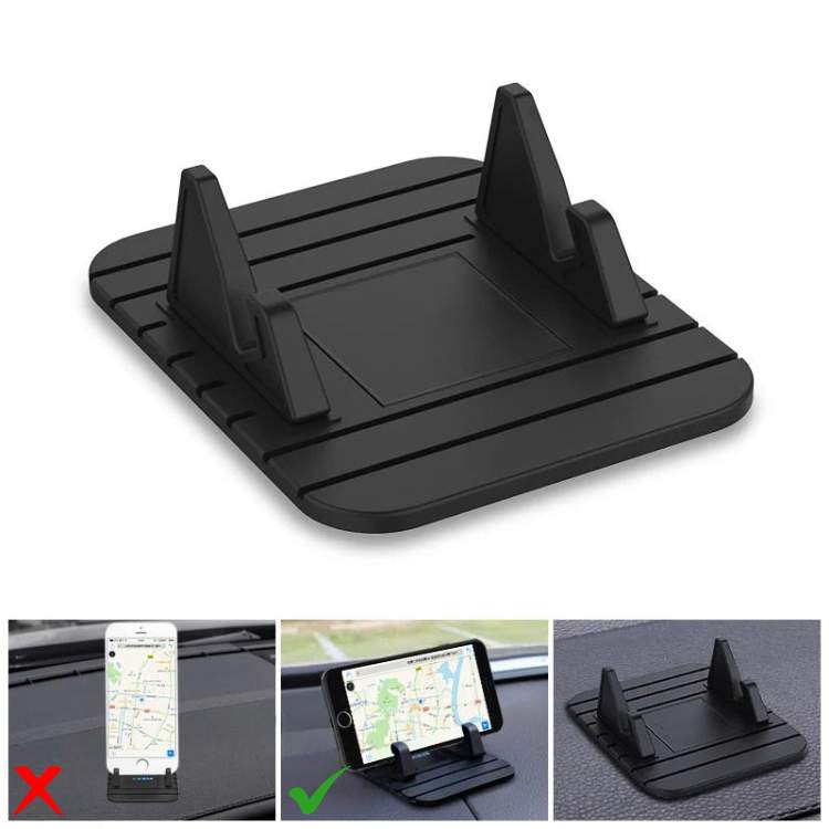Anti-slip telefoonhouder dashboard auto zonder lijm of zuignap voor veilig navigeren en handsfree bellen | Sulvida