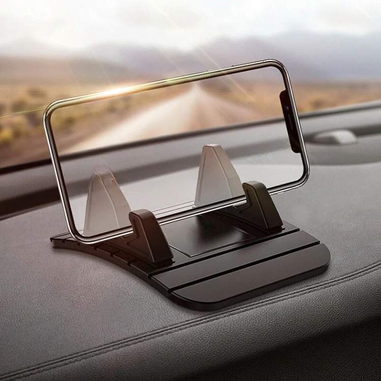 Anti-slip telefoonhouder dashboard auto zonder lijm of zuignap voor veilig navigeren en handsfree bellen | Sulvida