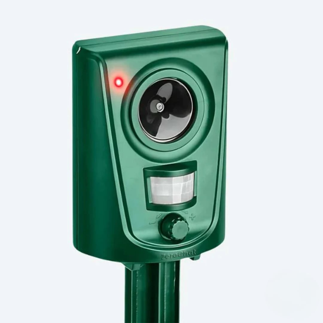 Ultrasonische Kattenverjager met Bewegingssensor voor Tuin Terras & Gazon Waterdicht PIR-detectie Buiten | Sulvida