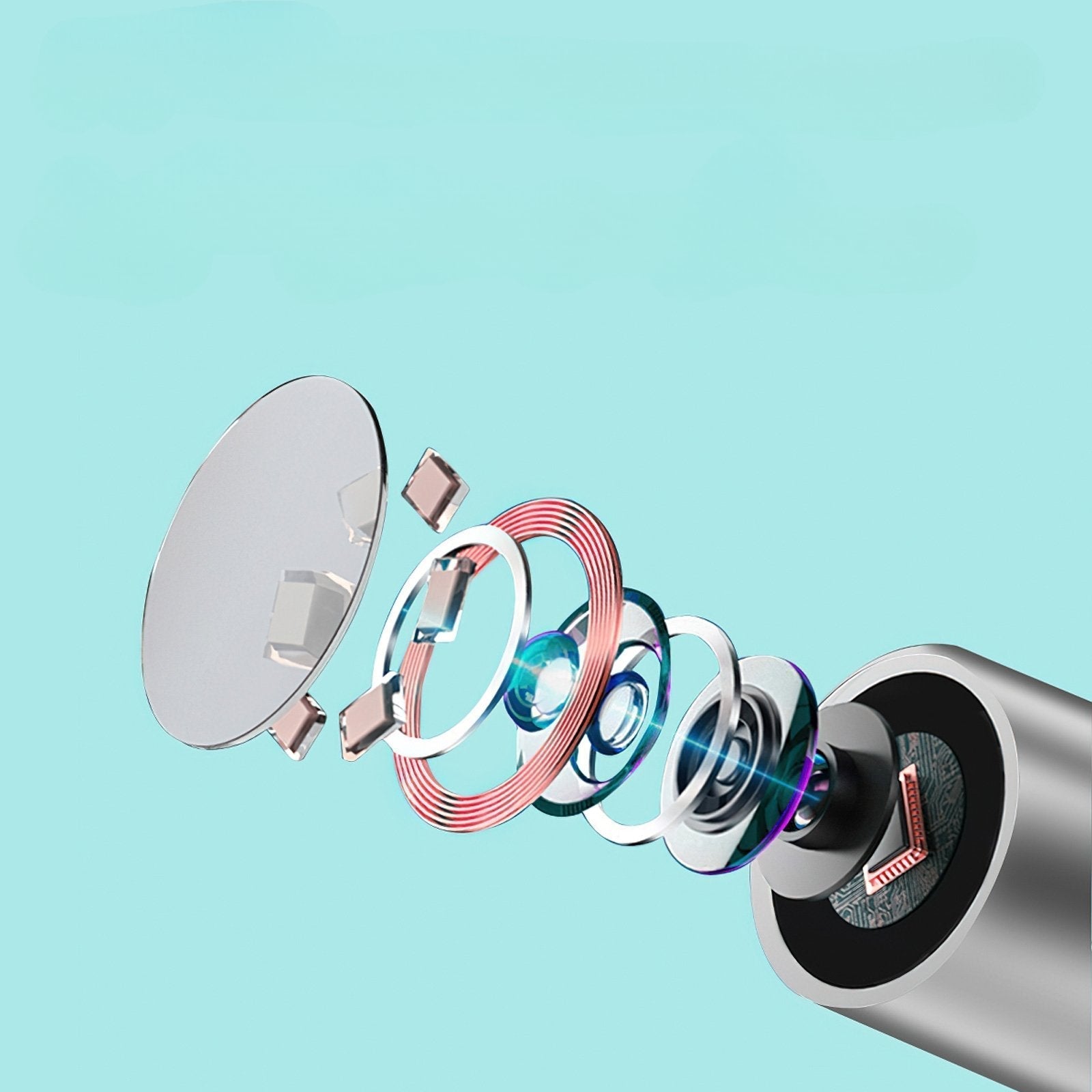 Oorspiegeltje met Camera en LED-Verlichting voor Thuis – Draadloze Oorreiniger met HD-Beeldscherm voor Veilige Oorhygiëne en Oorwasinspectie | Sulvida