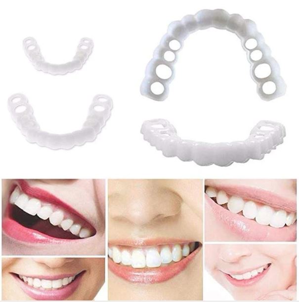 Kunstgebit Prothese Boven- en Ondertanden Instant Smile Veneers zonder Kleefpasta Cosmetische Tanden | Sulvida