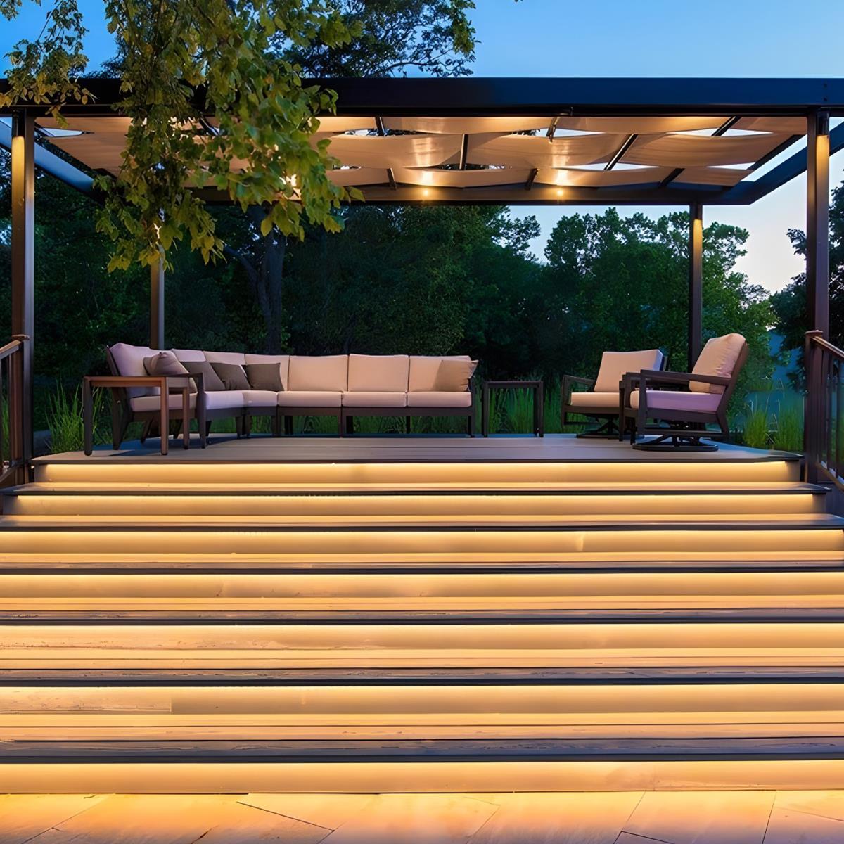 Flexibele Zonne LED Strook 5 meter Waterdicht Buitenverlichting Warm Wit 3000K Tuinpad Terras Sfeerverlichting | Sulvida