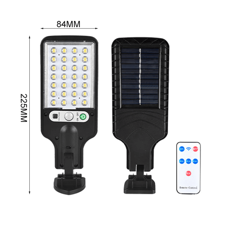 Zonne-energielamp voor buiten met bewegingssensor en afstandsbediening waterdicht IP67 tuinverlichting | Sulvida