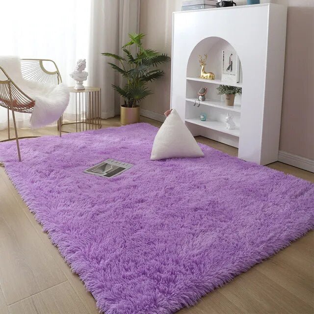 Zachte Effen Vloerkleed Modern Wilton Stijl Woonkamer Slaapkamer Antislip Polyester Tapijt Decoratief | Sulvida