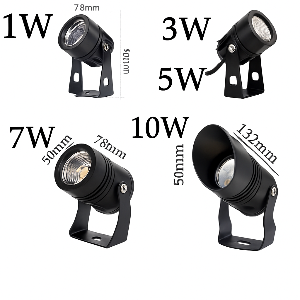 LED Tuinspot 3W 5W 7W 10W Waterdicht IP65 12V 220V Aluminium Grondspot Prikspot Padverlichting Buitenverlichting | Sulvida