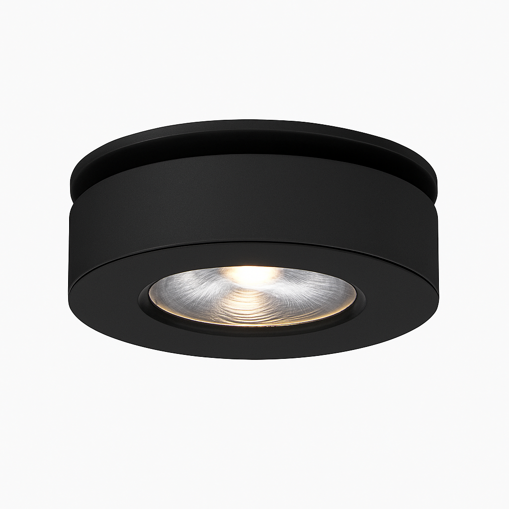 Inbouwspot LED rond orienteerbaar aluminium zwart wit dimbaar warm naturel koel licht 3W-12W plafond | Sulvida