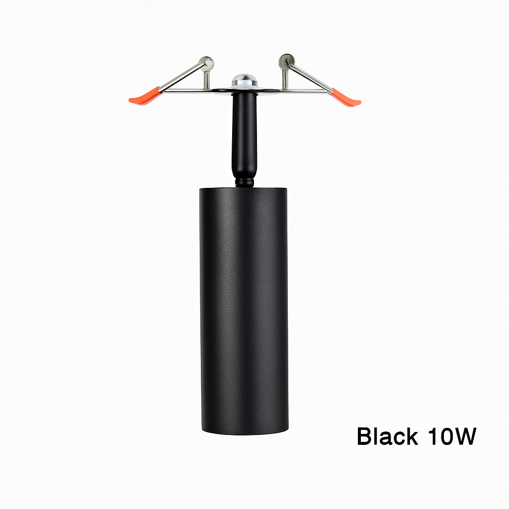 LED Plafondspot Opbouw Kantelbaar Zwart of Wit Tubelamp 7W-30W Keuken Plafondlamp Spots Cilinder Directioneel | Sulvida