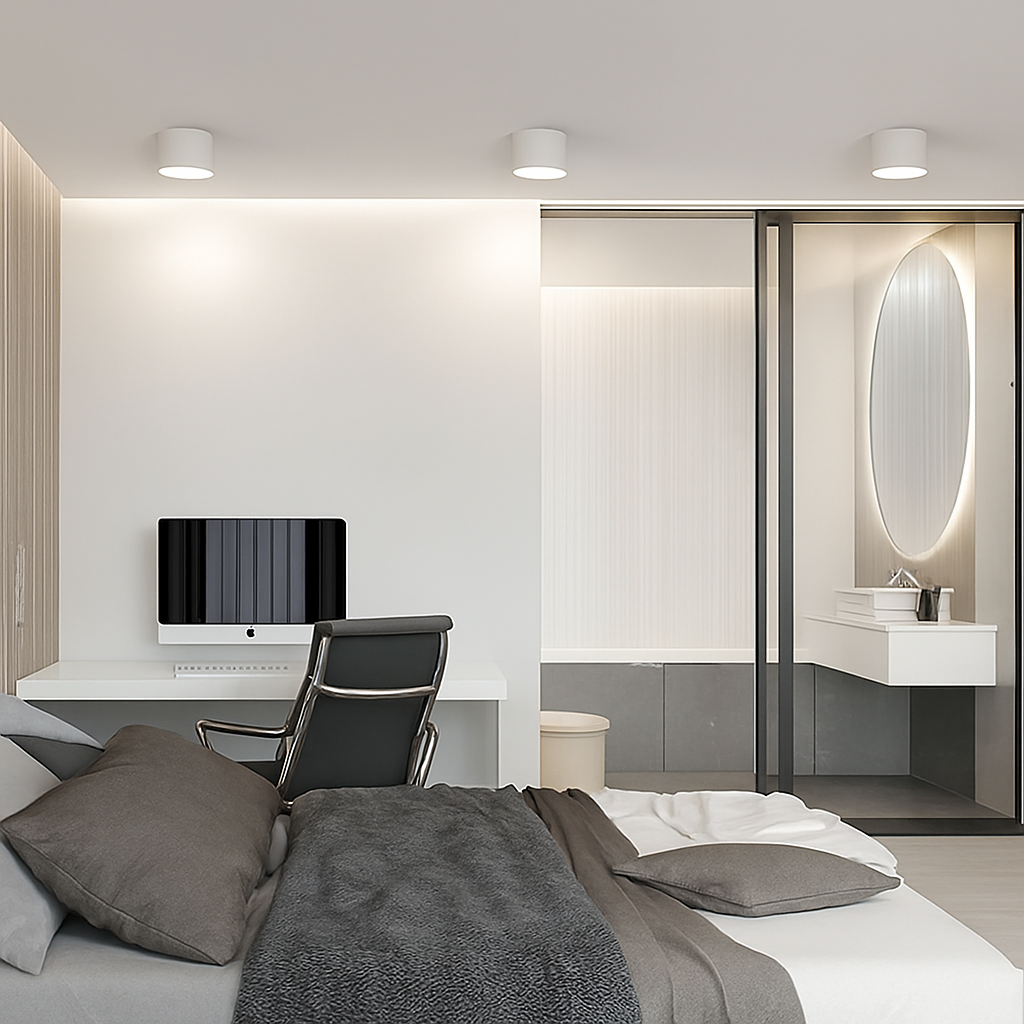 Opbouwspot Rond LED Inbouwspots Nordic Plafondlamp Hal Entree Kleine Downlight Spotverlichting Woonkamer | Sulvida