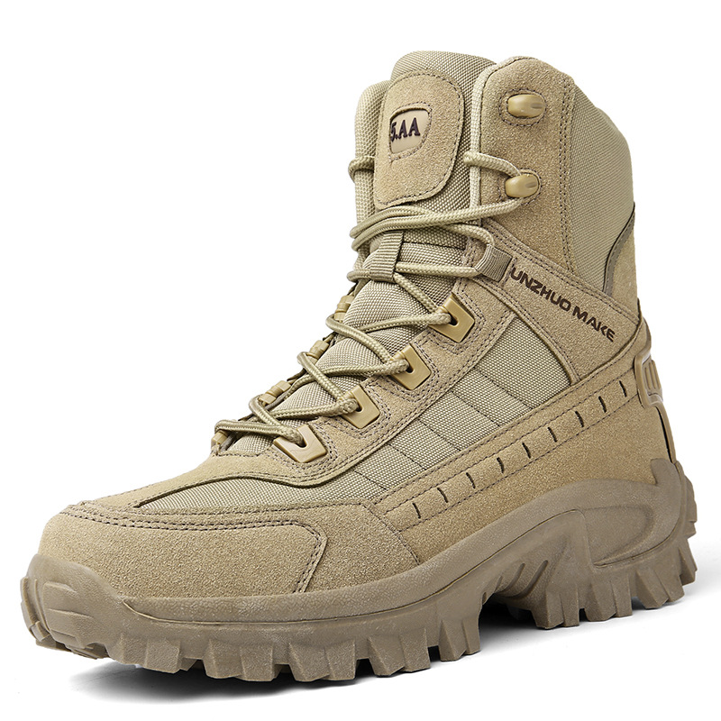 Robuuste Outdoor Laarzen met Hoge Schacht & Geprofileerde Zool voor Wandelen Trekking Bergpad Wandelschoenen | Sulvida
