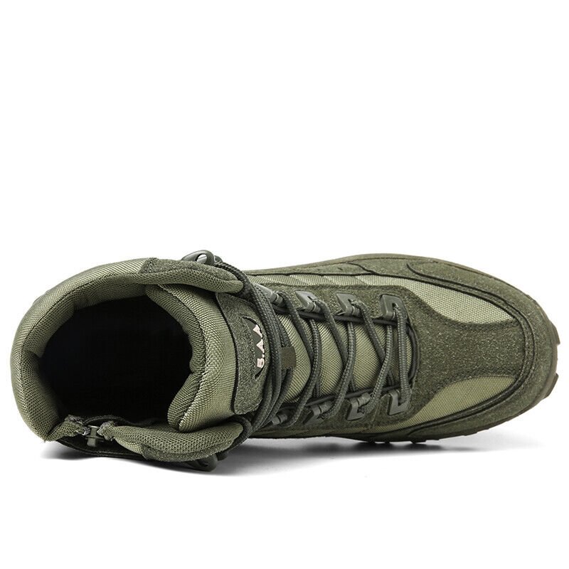 Robuuste Outdoor Laarzen met Hoge Schacht & Geprofileerde Zool voor Wandelen Trekking Bergpad Wandelschoenen | Sulvida