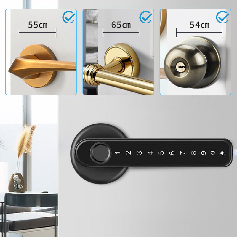 Vingerafdruk Deurgreep Bluetooth Appbediening Slot Zinklegering Smart Home Beveiliging Keyless Entry | Sulvida